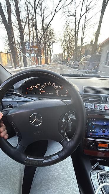 Mercedes-Benz S-Class: 2001 г., 3.2 л, Автомат, Газ, Седан