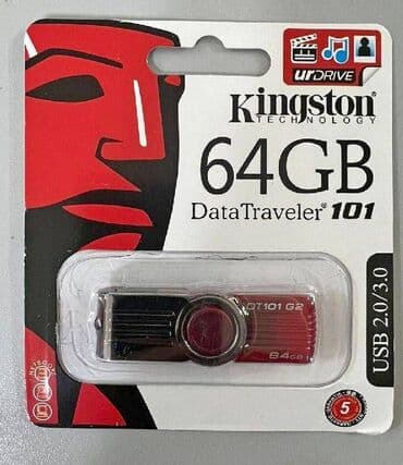 usb флеш: USB Flash Kingston DataTraveler GT101 G2 USB 3.0/2.0 - 64GB — 1