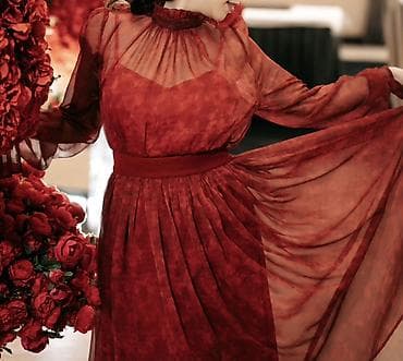 вечерние бордовые платья: Дизайнерское платье Bravolab atelier из 100% шелка и королевского — 1