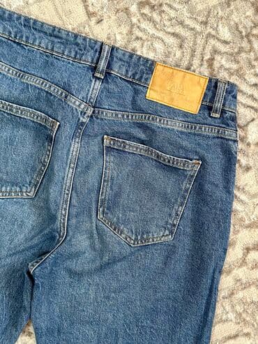 Джинсы: Джинсы, Прямые, Zara, L — 4