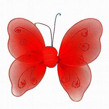 Бабочка большая интерьерная, сувенирная, ширина 20 см, высота19