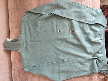 цвет темно зеленый: Водолазка, Классическая модель, Трикотаж — 2