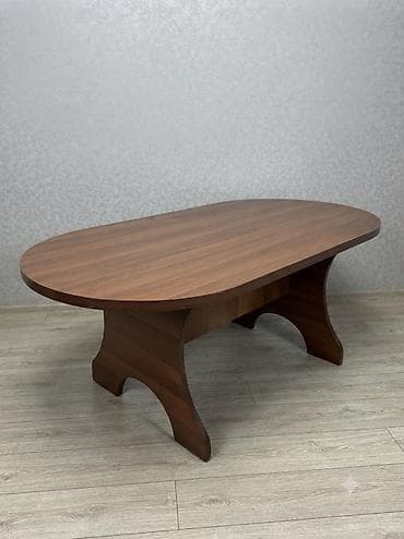 office table: Стол и стул для зала, Б/у, Самовывоз, цвет - Коричневый — 4