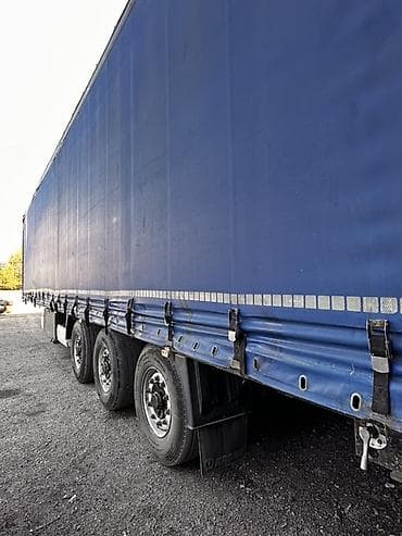 жосткий буксир: Прицеп, Krone, Шторный, Б/у — 8