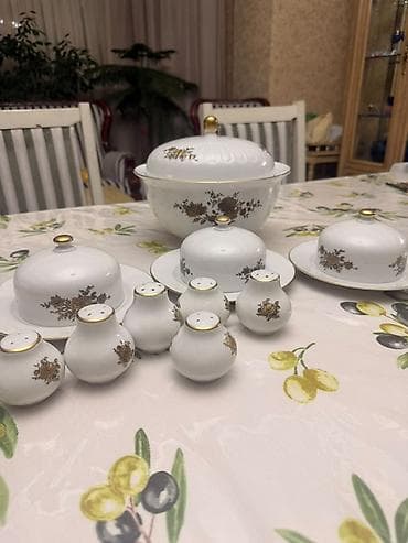 silver kitchen: Фарфоровый сервиз для подачи Комплектация: - Супница с крышкой - 3 — 2