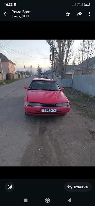 обманка глушителя: Mazda 323: 1991 г., Механика, Газ, Седан — 2