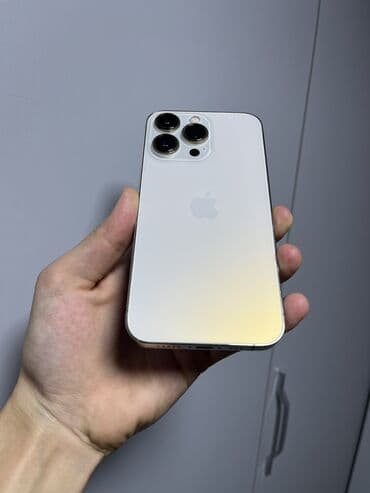 Ковролин: IPhone 13 Pro, Колдонулган, 256 ГБ, Алтын, Каптама, 98 % — 3