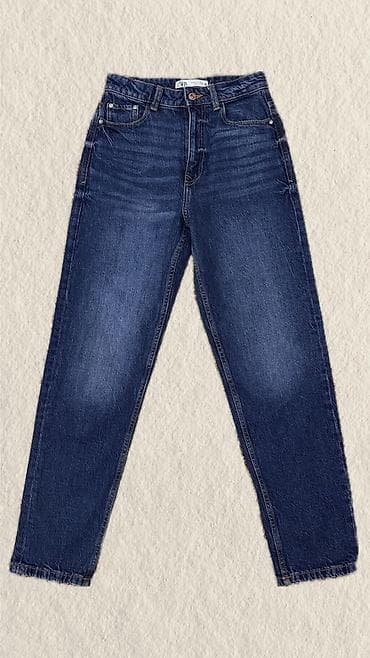 Джинсы, Скинни, Zara, Средняя талия, S, M