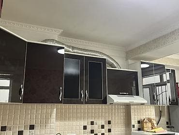 уголок на кухню б у: Кухонный гарнитур, Б/у, цвет - Коричневый, МДФ, Самовывоз, Платная доставка, Бесплатная доставка — 3