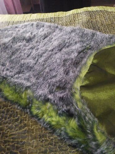 продаю плед: Меховая накидка/плед из натурального меха. - Материал: натуральный — 6