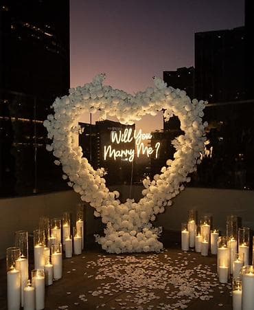 step 2: Оформление для предложения руки и сердца “Will You Marry Me?” - — 1