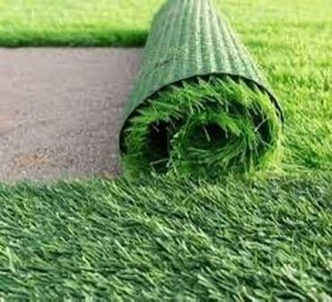 газон для футбольного поля: Искусственный газон в рулонах - Реалистичная густая трава насыщенного — 3