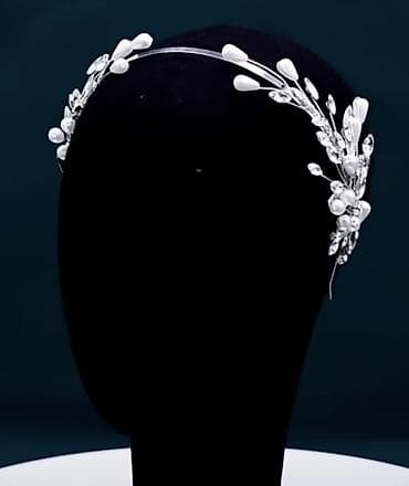 Аксессуары для волос: Аксессуар для волос, Ободок, Женские, Материал: Стразы, Новый — 2