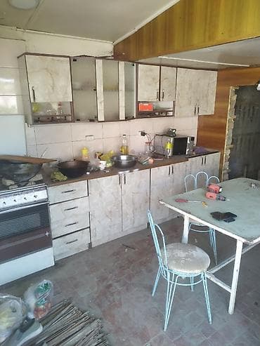 готовые шторы для кухни недорого: Кухонный гарнитур, цвет - Белый — 1