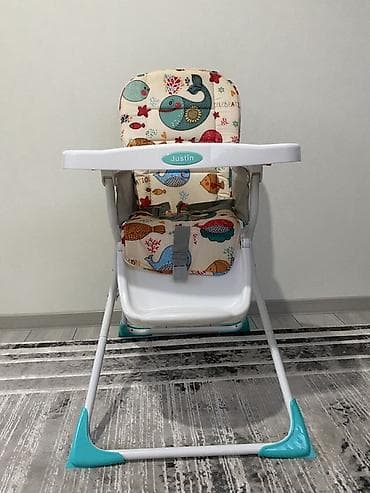 промо стол: Стульчик для кормления, Новый, Другой бренд, Металл, Другой вид, цвет - Белый, Бесплатная доставка — 2