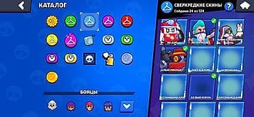 Техника и электроника: Игровой аккаунт Brawl Stars Основные параметры: - 36 428 трофеев - — 9