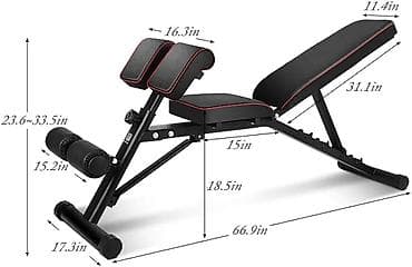 Скамья регулируемая уникальный. многофункциональный Гиперэкстензия