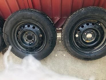 зимние шины 13: Колеса в сборе 185 / 70 / R 14, Зима, Б/у, Комплект, Легковые, Железные — 2