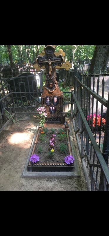 фамили: Изготовление памятников, Изготовление крестов, Облицовка надгробий | Гранит, Мрамор | Оформление — 6