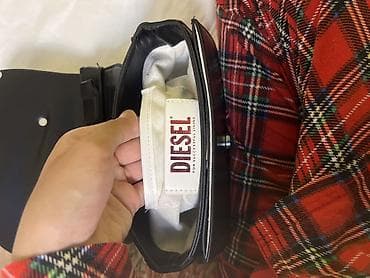 ll bean: Сумка у2к DISEL в черном цвете, в комплекте ремешок, состояние б/у — 1