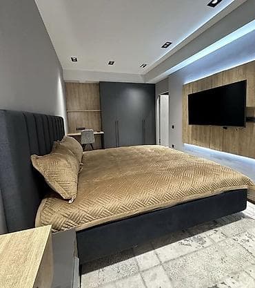 312: 2 комнаты, Бишкек Парк ТРЦ Агентство недвижимости, Парам без детей, от 6 месяцев, С мебелью полностью — 9