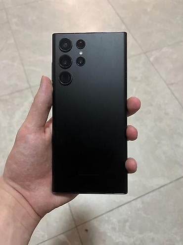 s 63: Samsung Galaxy S22 Ultra, Б/у, 256 ГБ, цвет - Черный, 1 SIM, eSIM — 6