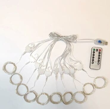 продаю гирлянды: Новогодняя светодиодная штора‑гирлянда с USB питанием 3X3🎉 При — 5