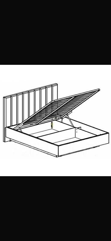 Кровати: Двуспальная кровать, С ящиком для хранения, длина - 200 см — 3