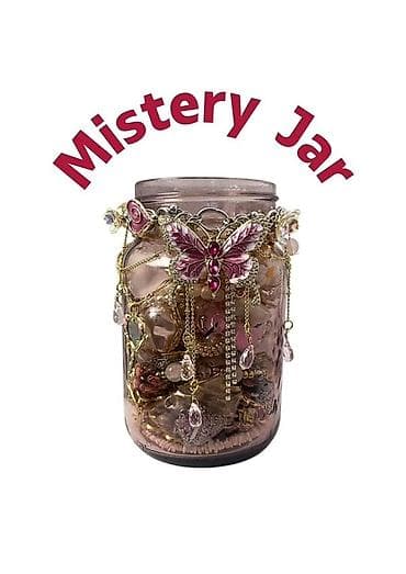 старинные часы: Банка-сюрприз с бижутерией / Mystery Jar Декоративная стеклянная — 3