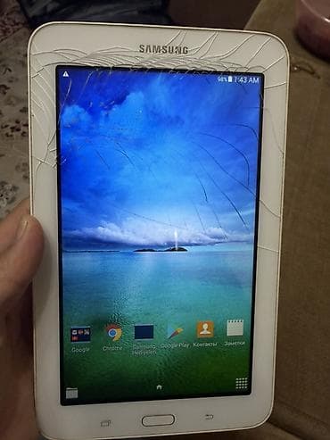 tab s4: Планшет, Samsung, память 16 ГБ, 7" - 8", Wi-Fi, Б/у, Классический цвет - Белый — 2