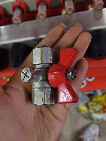 краны шаровые: Шаровый кран с «бабочкой» - Тип: запорный шаровый кран с ручкой — 1