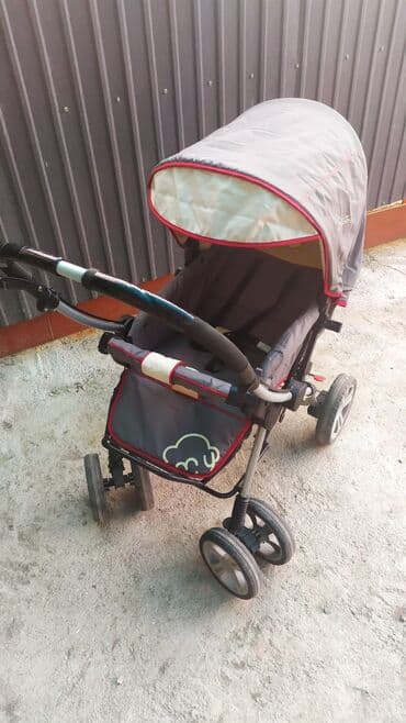 детская коляска демисезонная: Коляска, Б/у — 3
