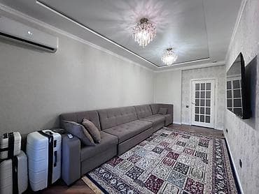 сдаю квартира ак тилек: 2 комнаты, 52 м², Элитка, 5 этаж, Евроремонт — 1