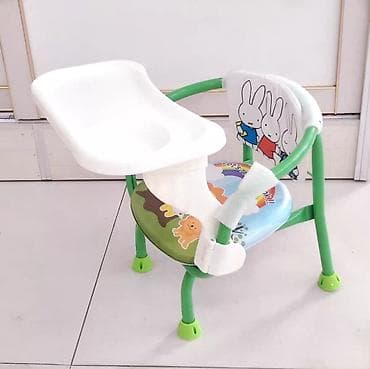Оюн манеждери: Детский стульчик со столиком для кормления. В отличном состоянии. - — 1
