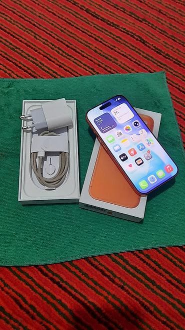 ош принтер: IPhone 17 Pro, Колдонулган, 256 ГБ, Ток сары, Заряддоочу түзүлүш, 98 % — 4