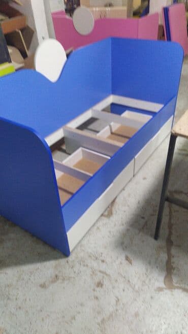 двухъярусные кровати для взрослых в бишкеке: Детская кровать в синем цвете для мальчиков и в розовом цвете для — 9
