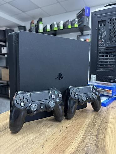 диски для ps2: Игровая консоль Sony PlayStation 4 Slim (черная) в комплекте с двумя — 1