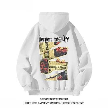 сумка буу: Эркектердин толстовкасы, M, L, XL, Жаңы, түсү - Кара, Акылуу жеткирүү — 9