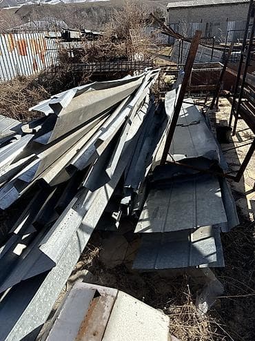 ограды: Листы оцинкованные, забор, ограды 4 метровые, ширина 70 500 сом 2м — 1