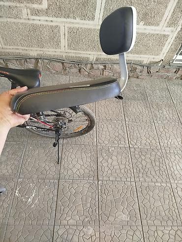 Пассажирское сиденье для велосипеда с мягкой спинкой - Универсальное