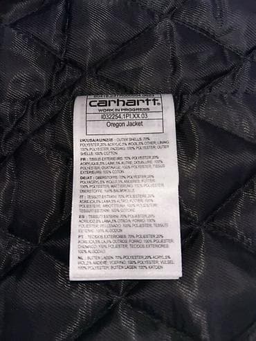 Курткалар: Эркектердин курткасы, XL, Carhartt, Колдонулган, түсү - Кара, Өзү алып кетүү, Акылуу жеткирүү — 6