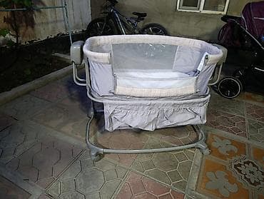 детский гамак для новорожденных: Люлька, Новый, Колыбель, Металл, цвет - Серый, Самовывоз — 3