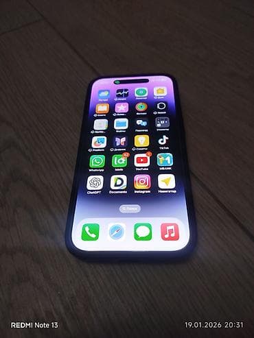 iphone 14 plus: IPhone 14 Pro, 128 ГБ, Deep Purple, Зарядное устройство, Защитное стекло, Чехол, 78 % — 5