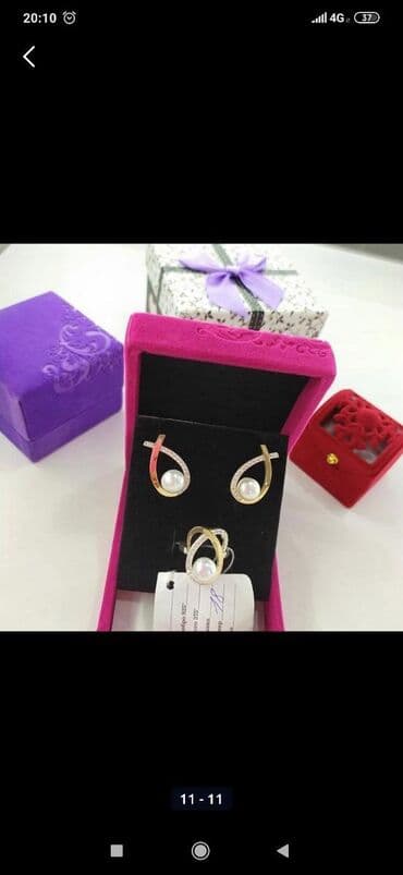 свадебные наборы ручной: Набор украшений, Проба 925, Женские, Новый — 1