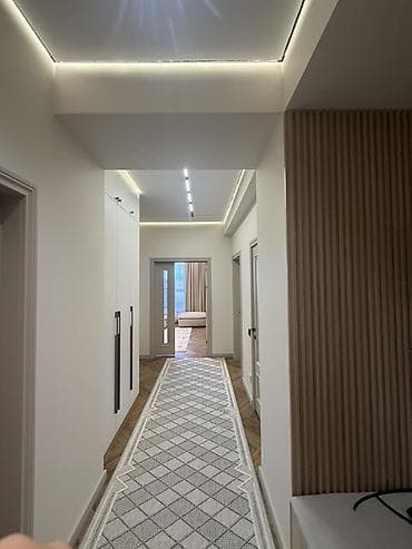 Квартиры: 3 комнаты, 95 м², Кок-Жар ж/м Элитка, 3 этаж, Евроремонт — 5