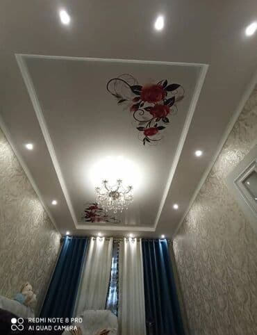 натяжные потолок ош: Натяжной потолок Глянцевое, Матовое, 3D потолки Бесплатная консультация, Гарантия, Бесплатный замер — 1