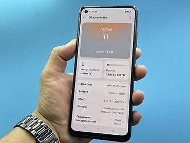 note 9t: Realme 11, Б/у, 256 ГБ, цвет - Черный, 2 SIM — 6