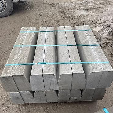 Бордюры: Дорожный бордюр, Прессованный, Бетонный, Новый — 6