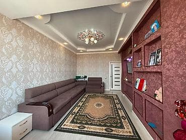 девелопмент: 2 комнаты, 70 м², Тунгуч мкр Элитка, 9 этаж, Евроремонт — 3