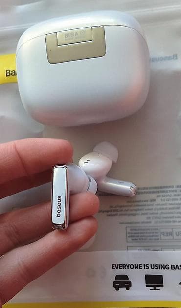 DJ-контроллеры: Вкладыши, Baseus, Новый, Беспроводные (Bluetooth), Классические — 2